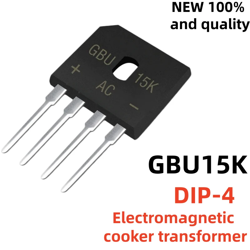 10/PCS new GBJ5010 GBU2510 GBU25M GBU3510 GBU1510 GBU15K DIP-4 GBJ1508 GBJ1510 GBJ2510 GBJ3510 Rectifier bridge rectifier