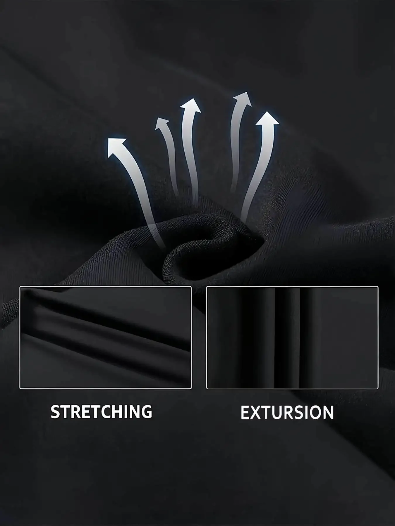 تي شيرت مضحك للجنسين 100% بوليستر، صورة خلفية سوداء صلبة، قميص علوي بأكمام قصيرة يسمح بالتهوية، تي شيرت برقبة دائرية #3