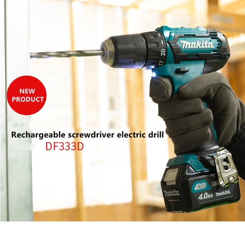 Original Makita 12V Cordless Max Torque 30N.m Lithium Battery Drill Professional Power Tools 10mm Hand Drill