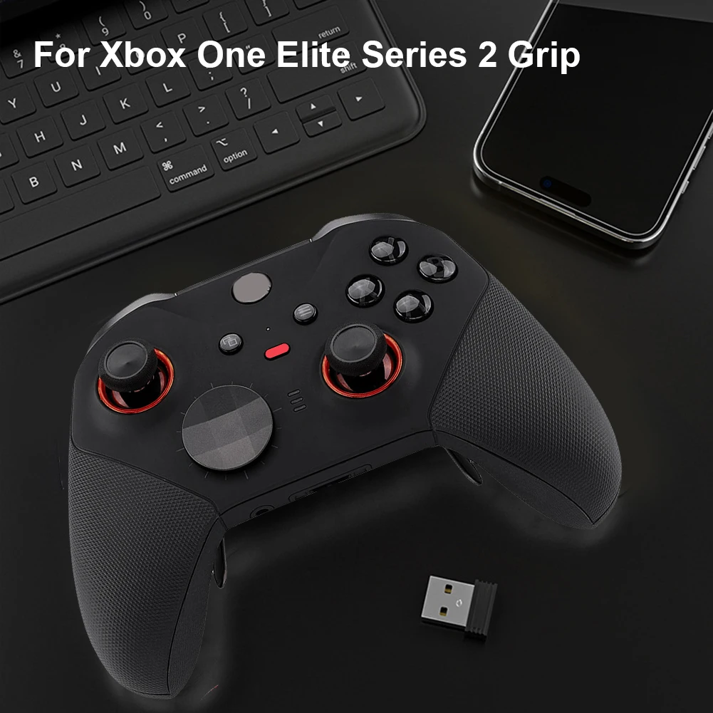 Picture 3: Thumbstick Accent Rings with Screwdriver Accent Rings Replacement Kit Matte Chrome Plated for Xbox One Elite Series 2 Controller