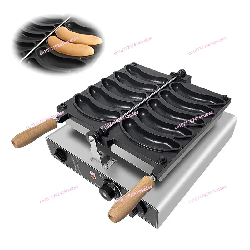 Electric Banana Shape Waffle Makers 1600W Waffle Making Machines 5PCS Taiyaki Waffle Maker Nonstick  Snacks Scone Machine