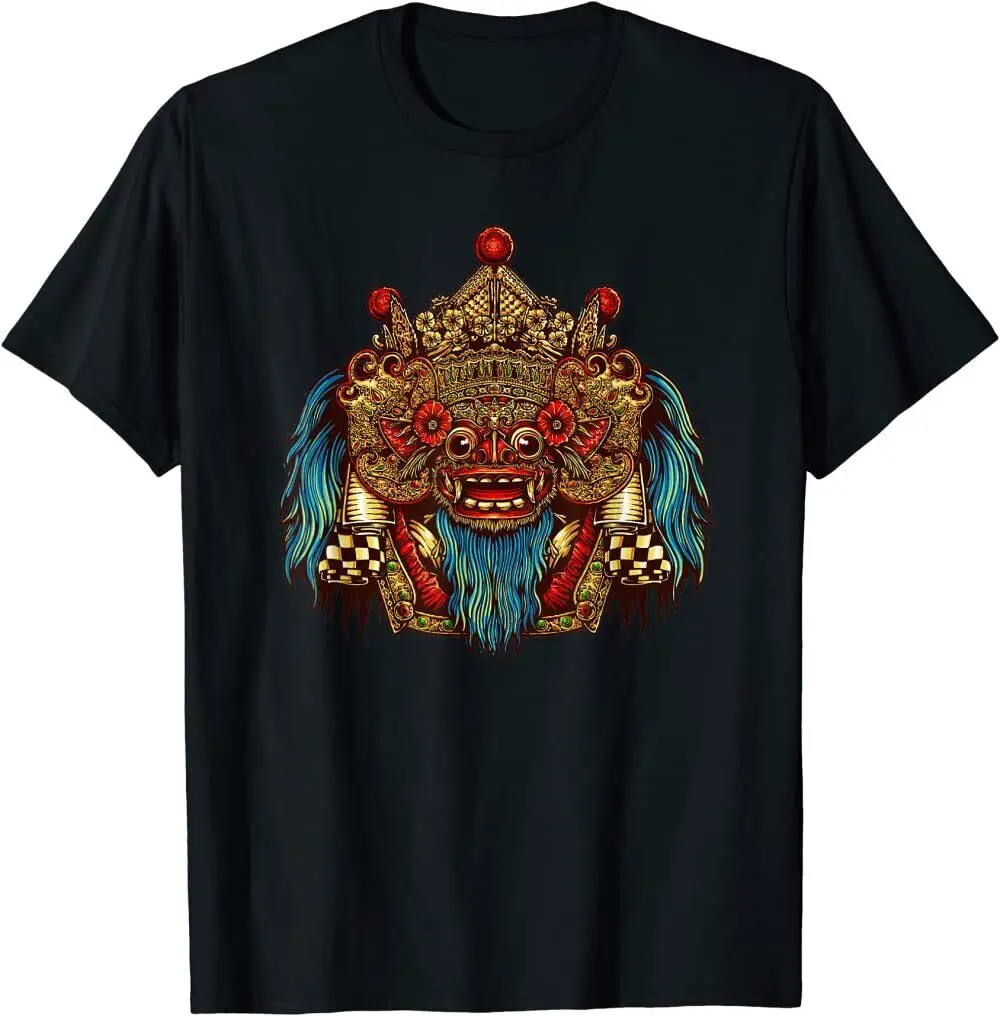 NEW LIMITED Indonesian Barong Shirt Bali Mask Shirt Bali Luck Made in USA TShirt