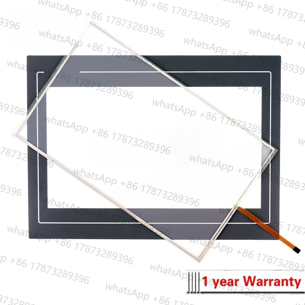 

DOP-110CS Touch Screen Glass Panel Digitizer for Delta DOP-110CS Touchscreen with Front Overlay Label Protective Film Foil