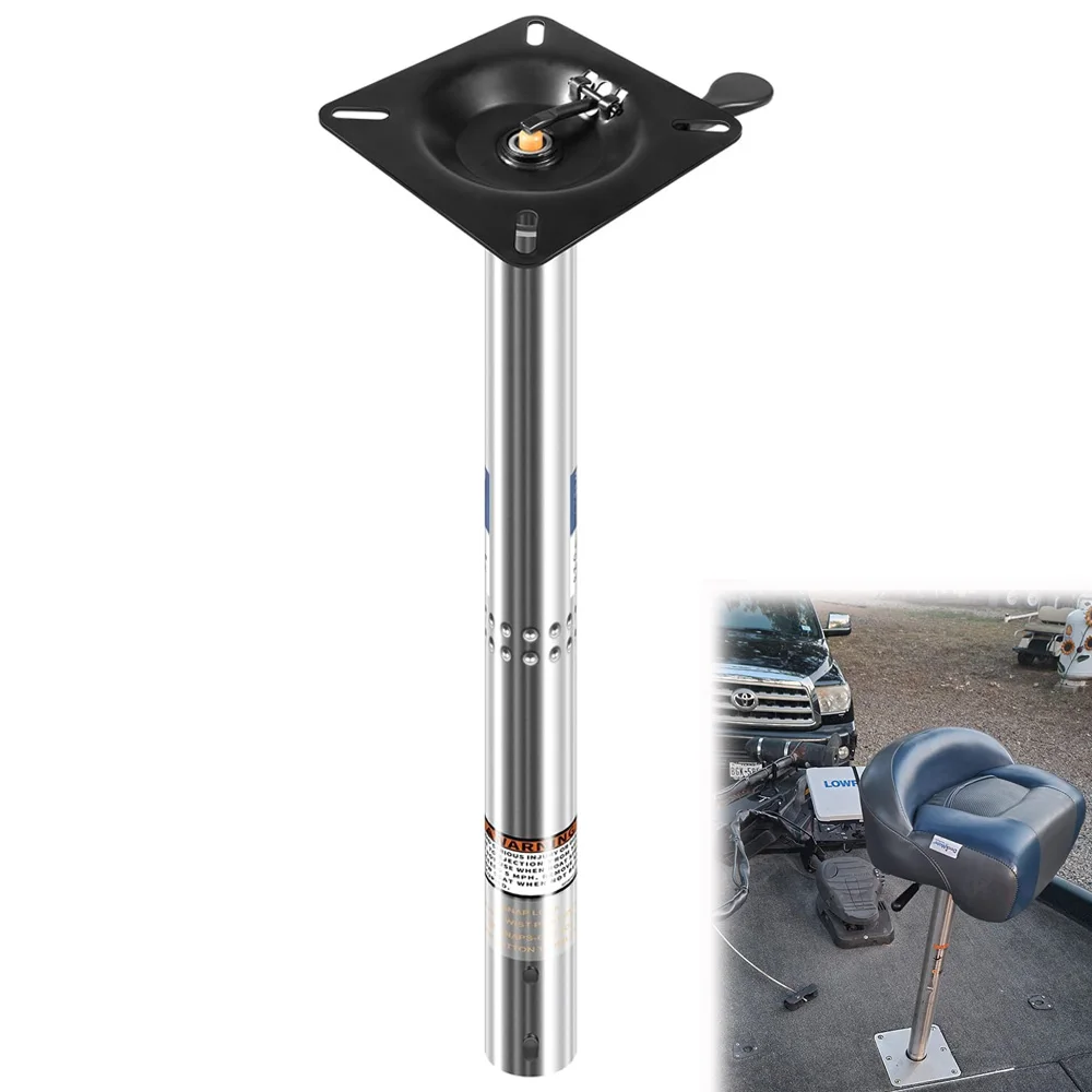 SP-39204 Snap-Lock Power Pedestal System Adjustable Boat Seat Post with Integrated Seat Mount  24