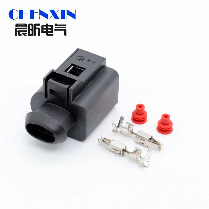 car accessory 1 Set 2 Pin 1J0973772 Waterproof Engine Speaker Housing Auto Generator Plug Socket