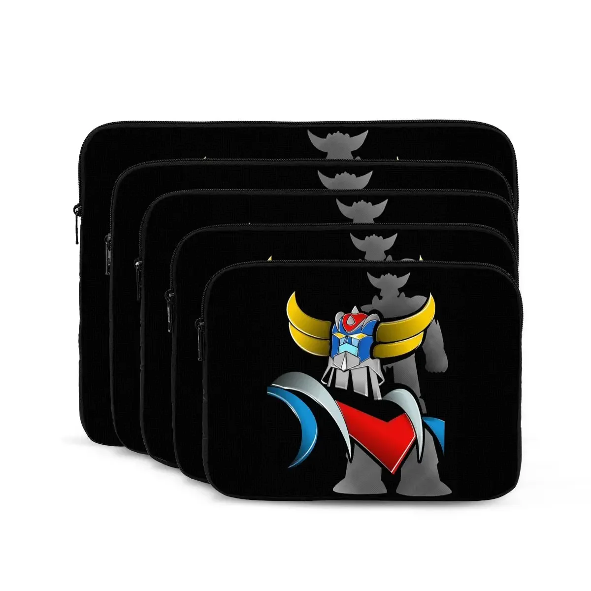 Mazinger Z Goldorak Actarus Grendizer Mask Notebook Laptop Bag Case Pouch 10 12 13 15 17 Inch Tablet Shockproof Case Bag