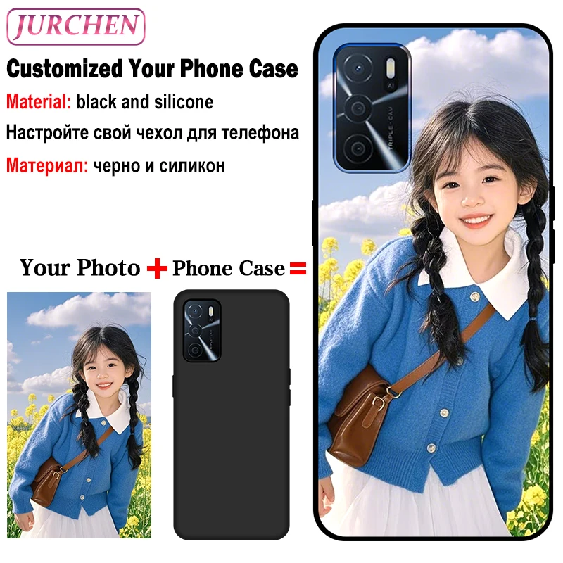 Fundas Personalizadas con Fotos para OPPO Reno 15 12 11 Reno15 Reno12 Reno11 F FS Pro Max Mini 11F 12F 15F S 5G, Cubierta de TPU, Vidrio y Plástico con Imágenes