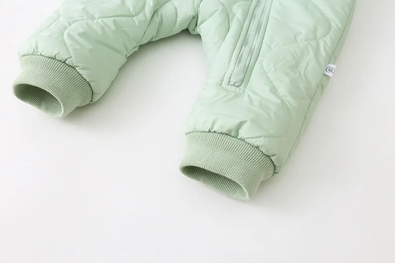 NEUE Herbst-Winter Baby-Outwear, Einteiler, Warme Kleidung für Kleinkinder, Mädchen- und Jungen-Samt-Strampler, Cartoon-Bär Baby-Jumpsuit – Detail 14