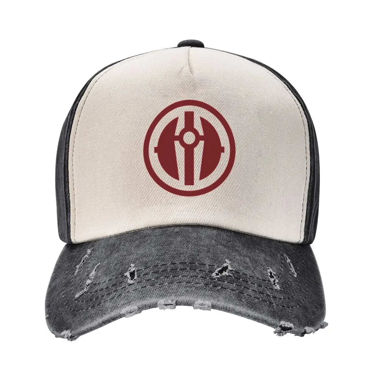 Darth Revan Emblem in Red Baseball Cap Wild Ball Hat Hip Hop Women's Golf Clothing Men's