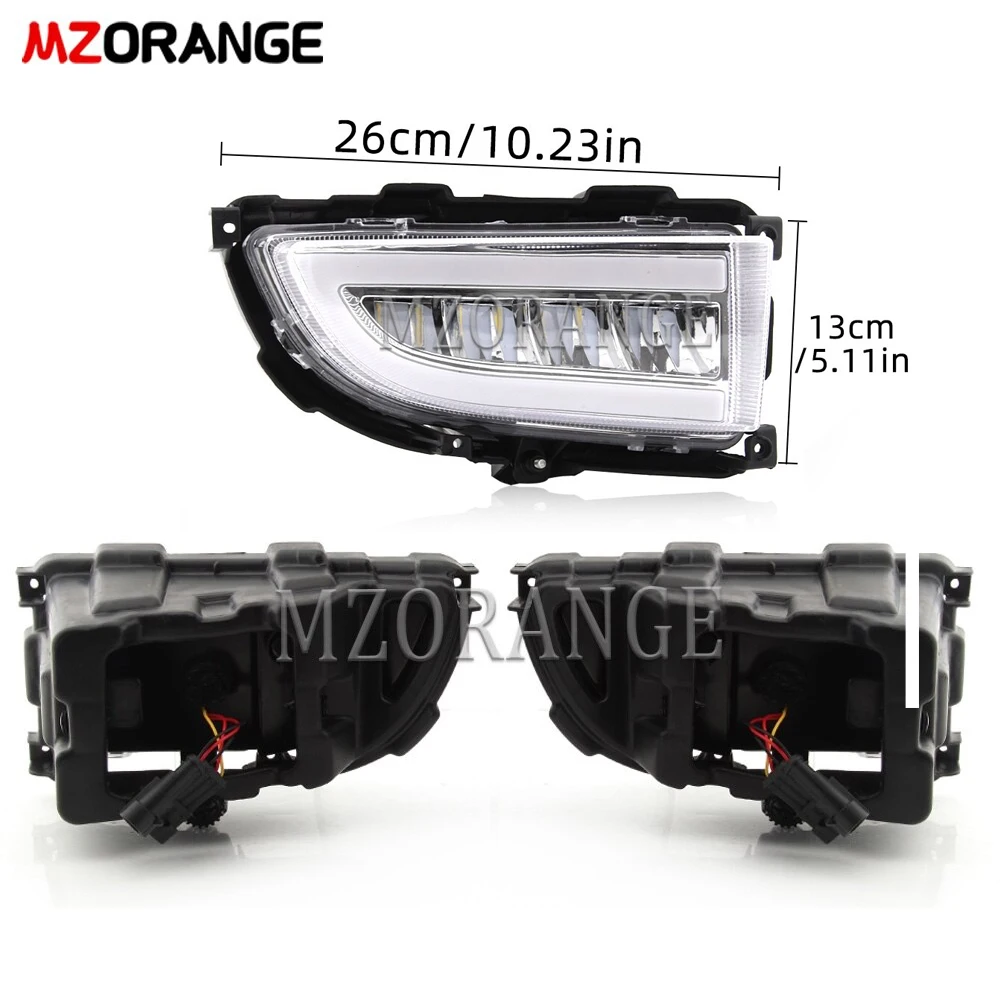 LED DRL per Mitsubishi Lancer 2004 2005 2006 luce di marcia diurna faro fendinebbia a LED fendinebbia paraurti anteriore filo fendinebbia