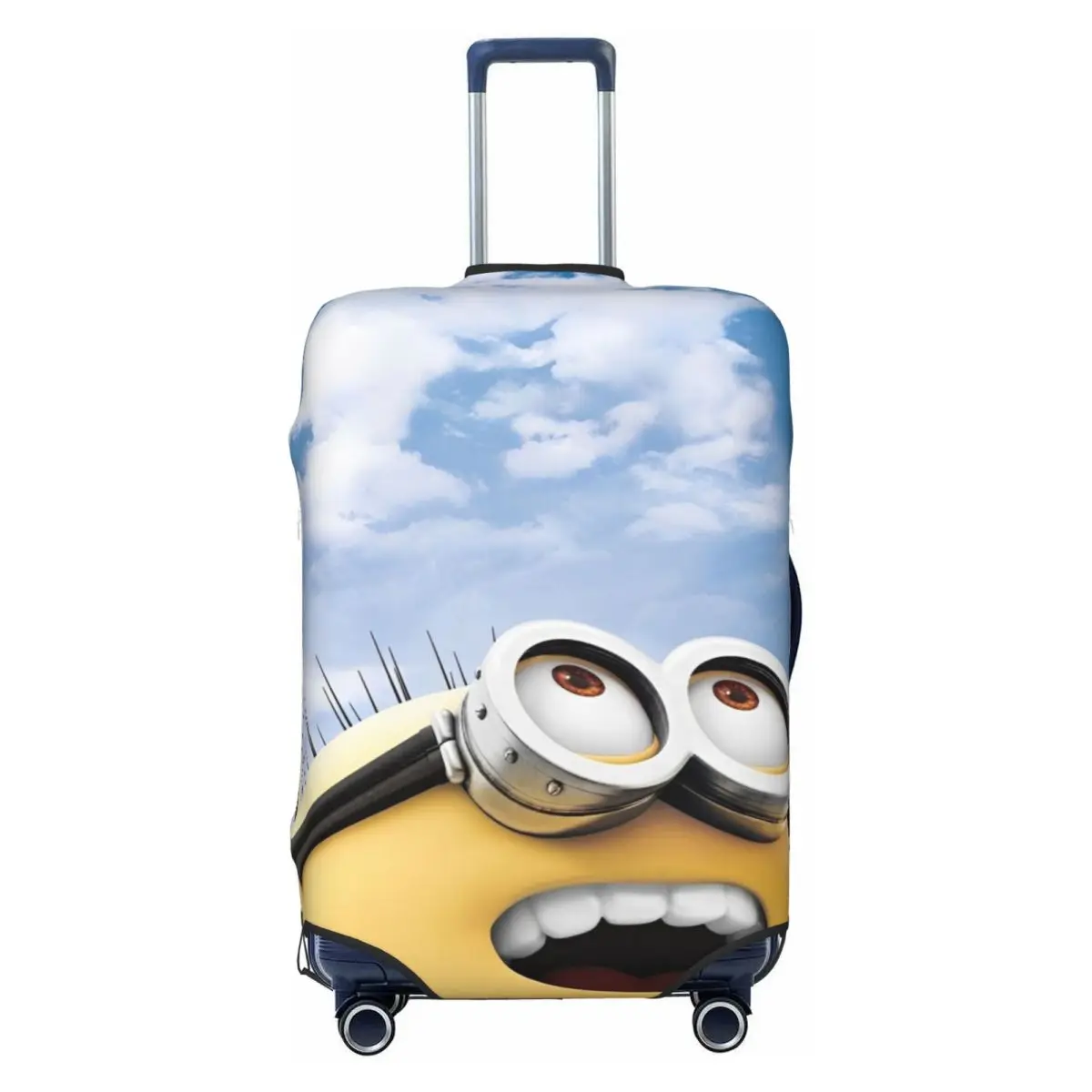 M-Minions Cute Cartoon Travel Luggage Cover Suitcase Protector Fits 18-32 Inch Luggage