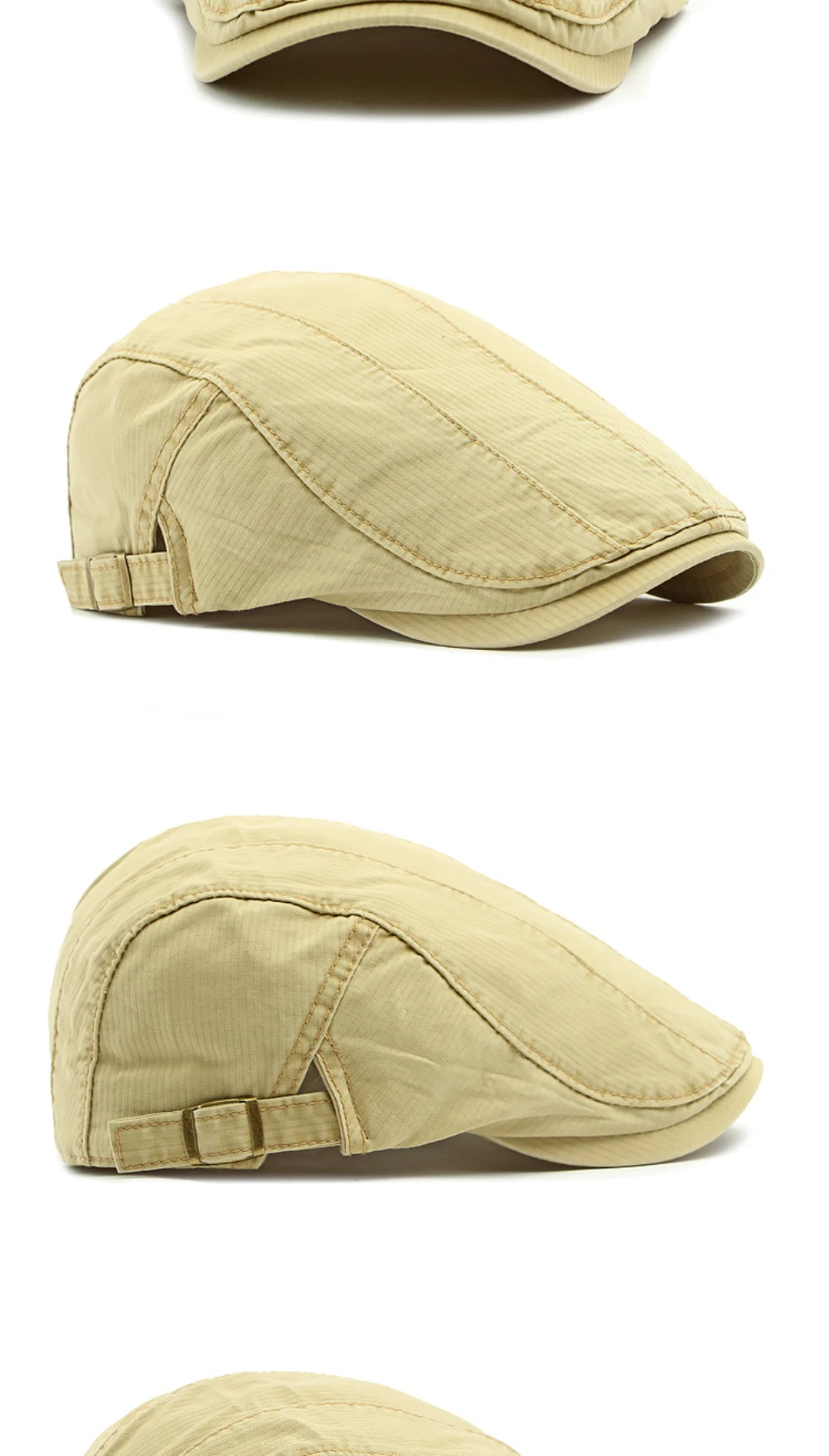 HT4771 Baskenmützen Frühling Sommer Sonnenhut Herren Damen Kappe Vintage Künstler Maler Baskenmütze Männlich Weiblich Ivy Flachmütze Verstellbare Baskenmütze – Detail 13