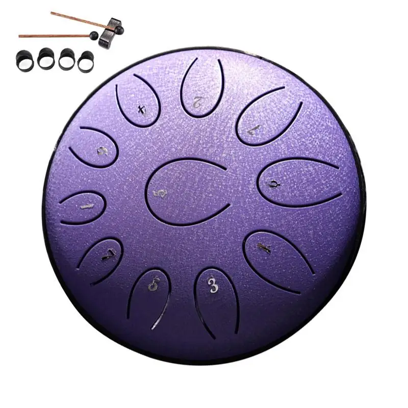 

Rain Drum For Garden 11 Notes Hand Drums Rain Drum Instrument Handpan Drum Sound Healing Instruments Portable Mini Steel Tongue