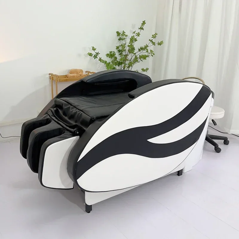 الراقية متعددة الوظائف كراسي الشامبو الحلاق صالون حلاقة دش تدليك كهربائي كراسي الشامبو صالون الأثاث كاما شامبو FYSB #2