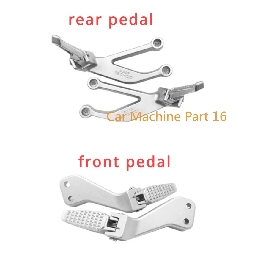 1pair For Super Soco TC MAX Original Accessories Motorcycle Pegs Original Parts Foot Rests Front or Rear Pedal Footrest