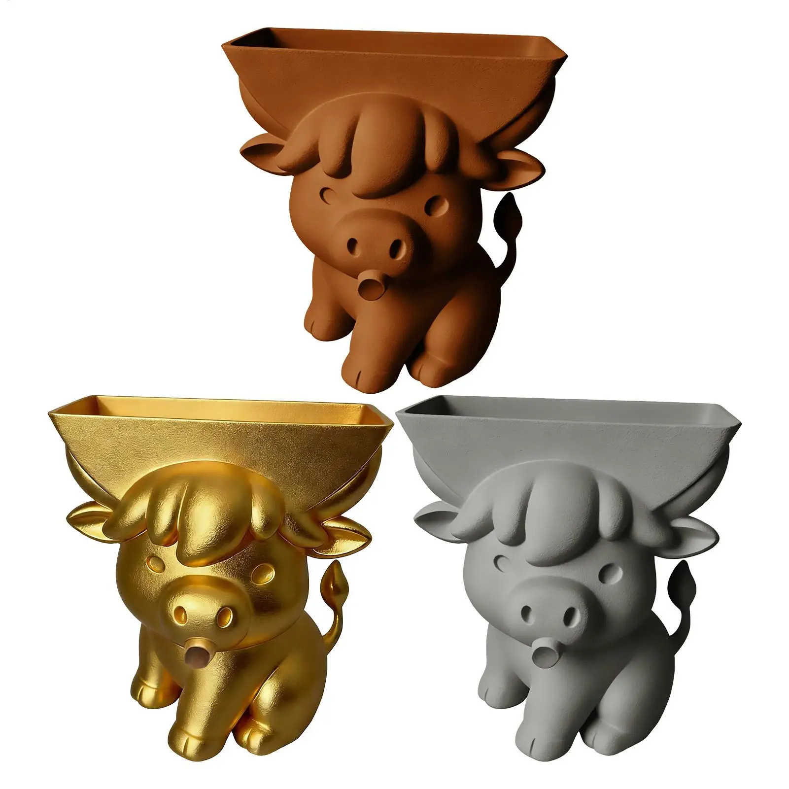 

Держатель для губки для раковины в форме коровы, подставка для слива воды, органайзер для губки в форме скота для любителей Шотландии, для фермерского дома, квартиры, автодома