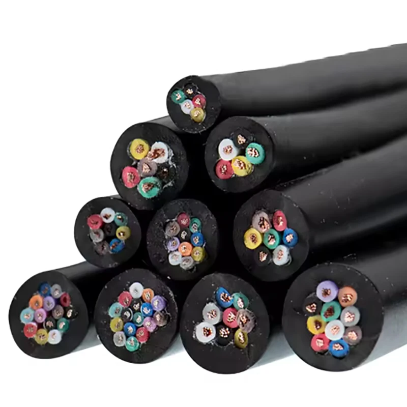 1Meters 5Meters RVV National Standard Cable 5/6/7/8 Cores 0.3/0.5/0.75/1/1.5 Square Multi-core Control Sheathed Wire