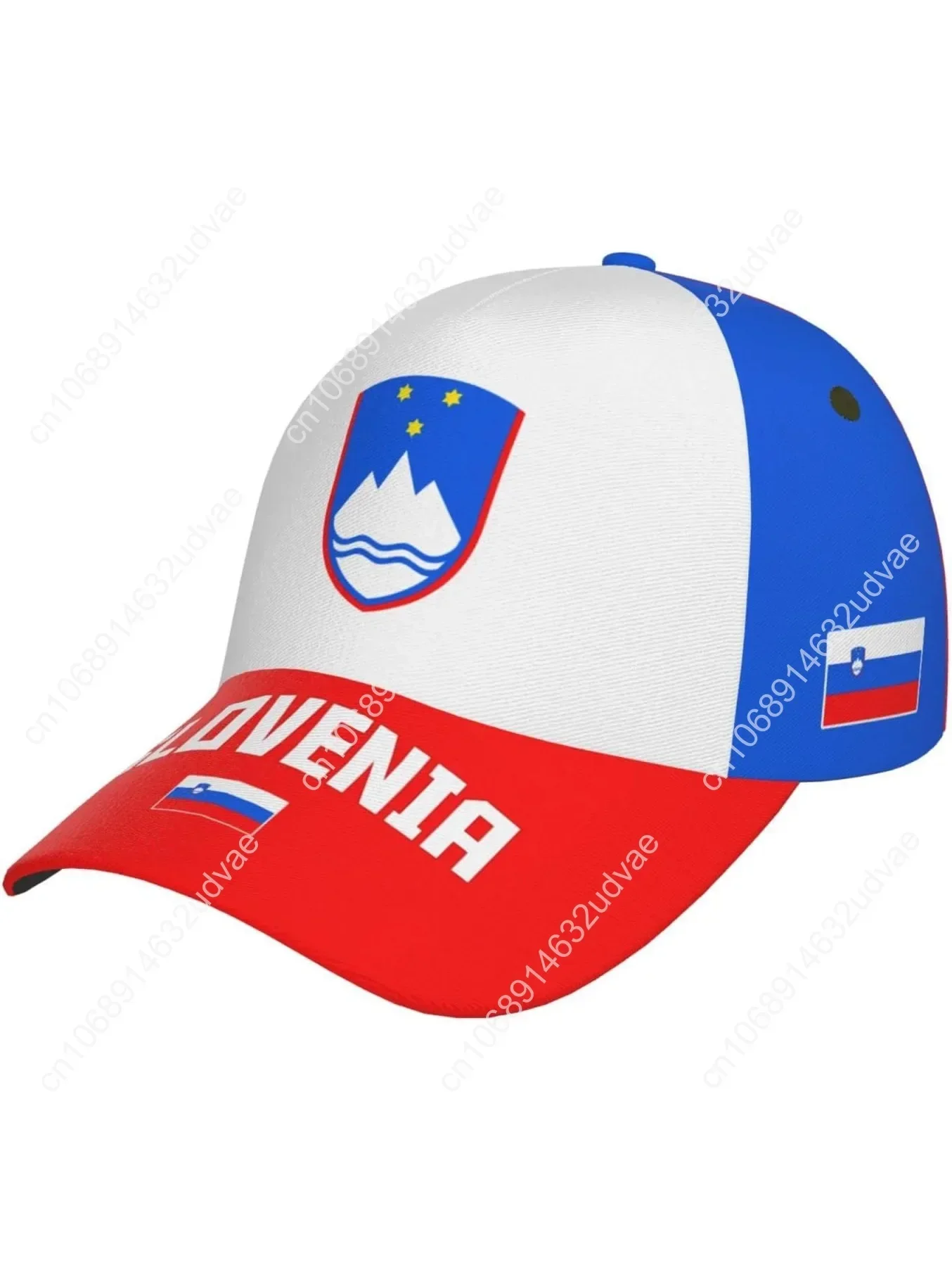 

Slovenia Flag Slovenian Baseball Cap 3D Full Print Adult Unisex Adjustable Hat Soccer Patriotic Caps