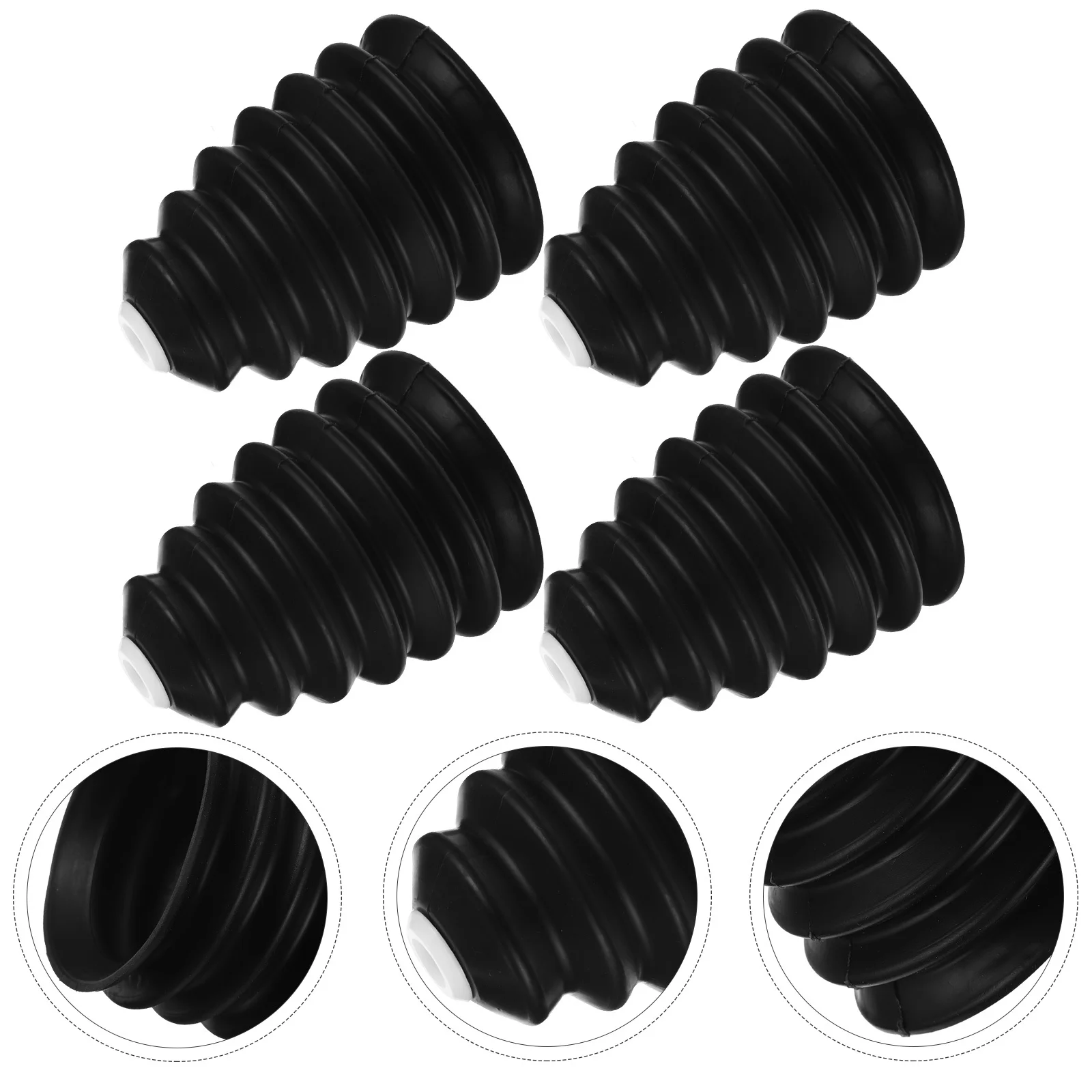 

4pcs Dust-Proof For Drill Hammer Electric Pick Silicone Durable Shield Scalable Design Fast Attachment Drill Collector Drills