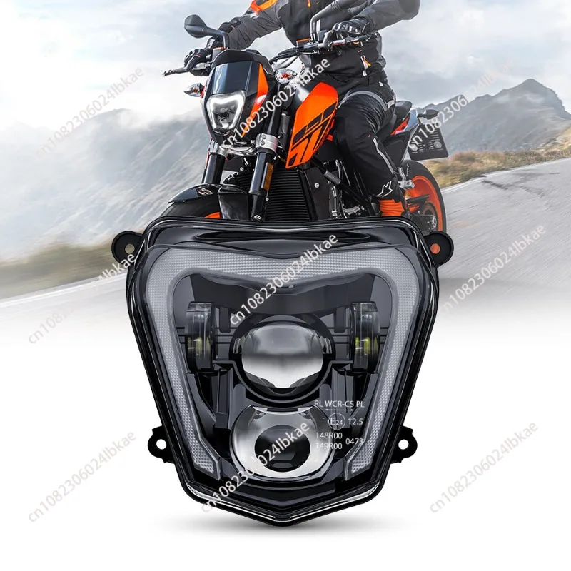 for  KTM Duke 690 modified far and near light integration, electronic motorcycle lights led headlights