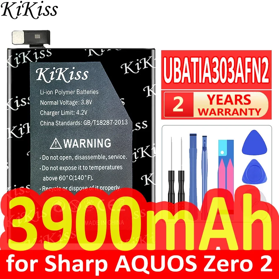 3900mAh/4800mAh KiKiss Powerful Battery UBATIA301AFN2 for Sharp AQUO sense3 Sense 3 SH-02M RM12 SHV45 Basic SHV48 Zero 2 zero2