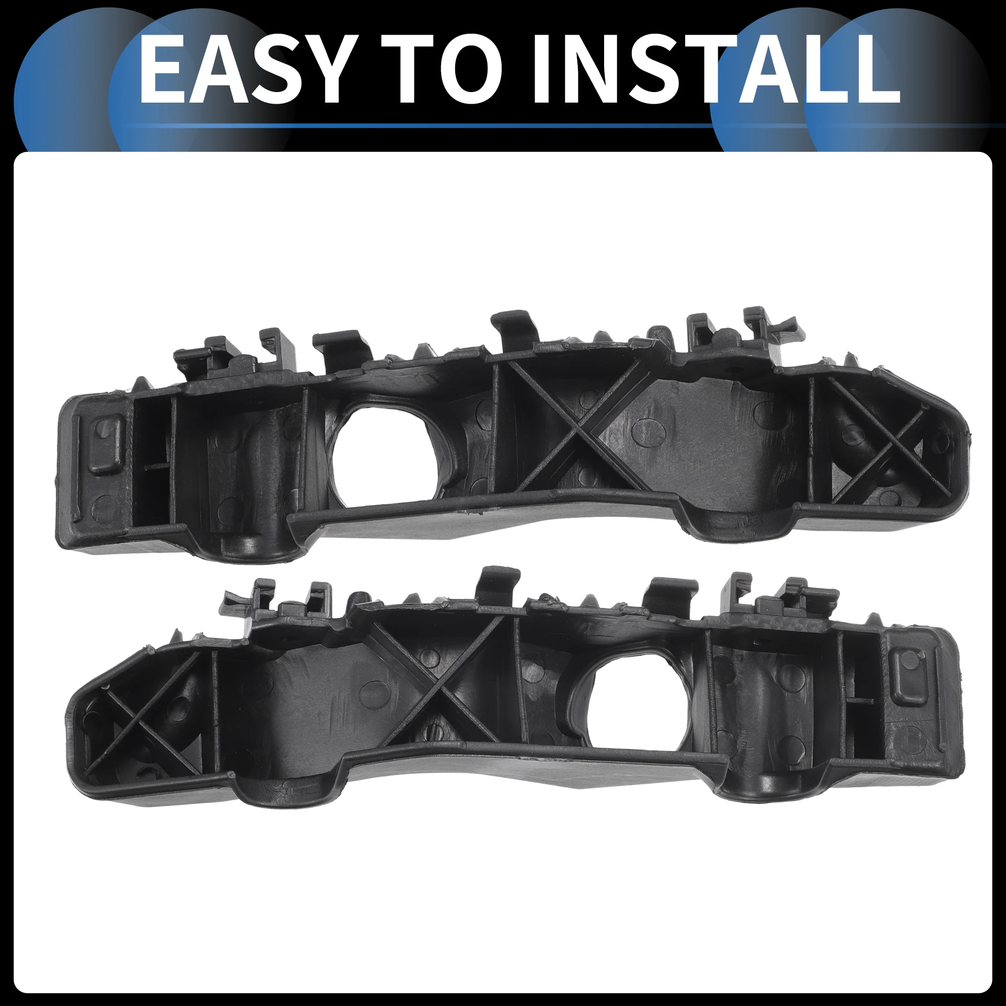 UXCELL Bumper Support Bracket Left and Right Side Front Bumper Retainer Bracket Hold Mount for Kia Picanto 2017