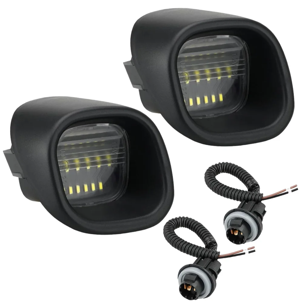 

2 pcs For Chevy Blazer S10 GMC Jimmy Sonoma Oldsmobile Bravada 1998-2005 LED License Plate Light Assembly with Socket