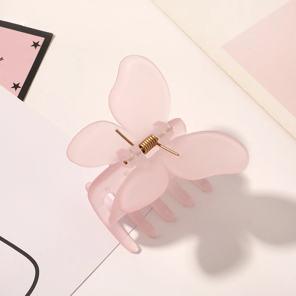 Frauen Kleine Schmetterling Haar Klaue Acryl Klaue Clip Mädchen Süße Haarnadel Krabben Haar Clips Chic Haar Clip Mode Haar Zubehör – Detail 30