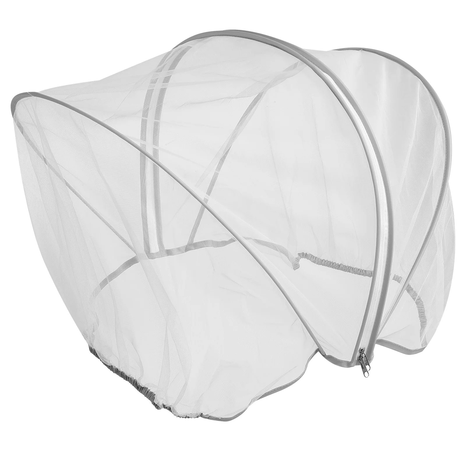 خيمة سرير بمظلة بسحاب مناسبة للسفر وشبكة قابلة للتنفس لحديثي الولادة وآمنة ومحمولة وخفيفة الوزن وقابلة للطي