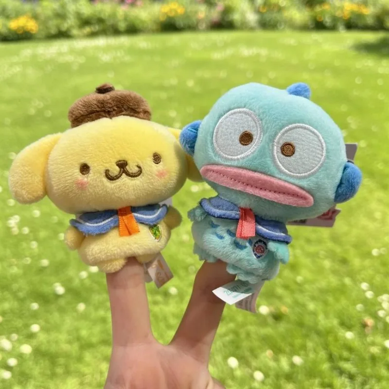 かわいいサンリオ指ぬいぐるみ 小さなぬいぐるみペンダント カワイイ セーラーカラー クロミ メロディ ポムポムプリン ハンギョドン ミニ ふわふわバッグチャーム