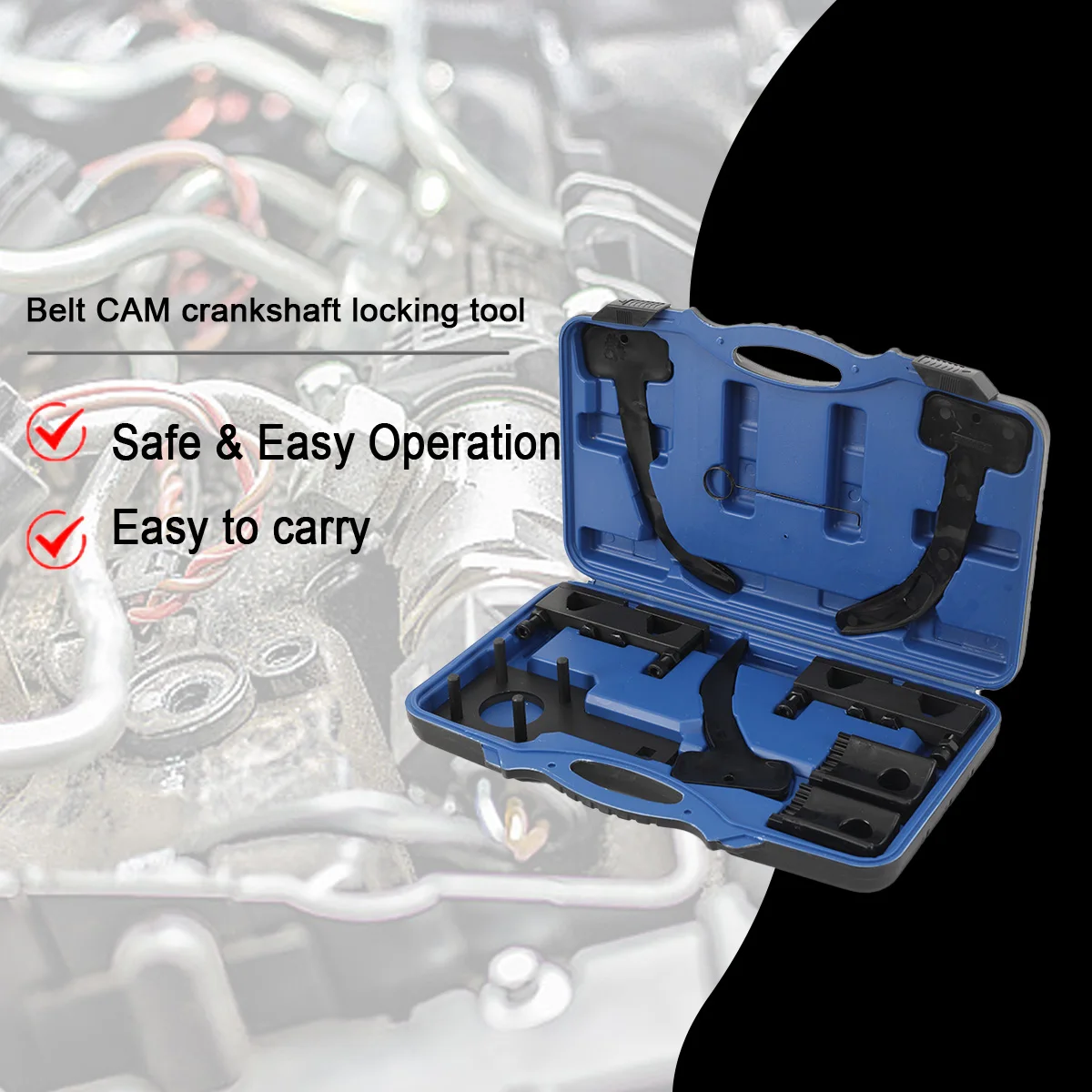 عمود الحدبات فيزر توقيت سلسلة أداة عمود الحدبات عقد أداة العمود المرفقي بكرة وجع متوافق مع جيب كرايسلر دودج 3.6L 10200