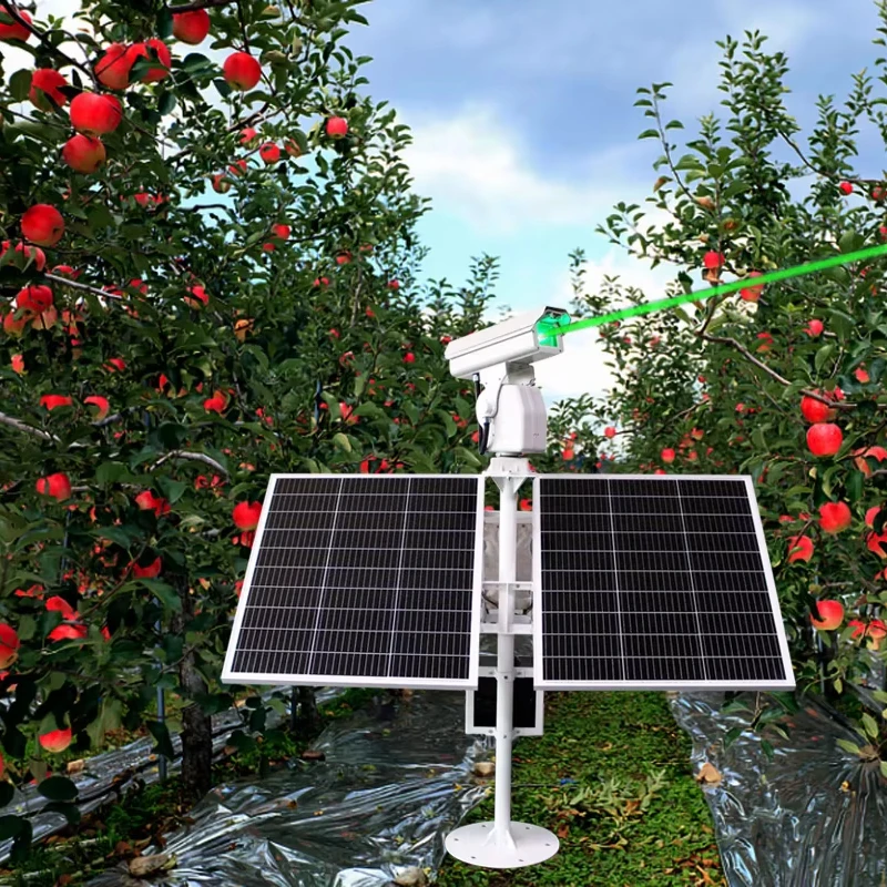 2025 AI Solid Outdoor Solar-Powered 360° Animal Repellent Bird Control for Gardens & Yards-Requires Battery Power