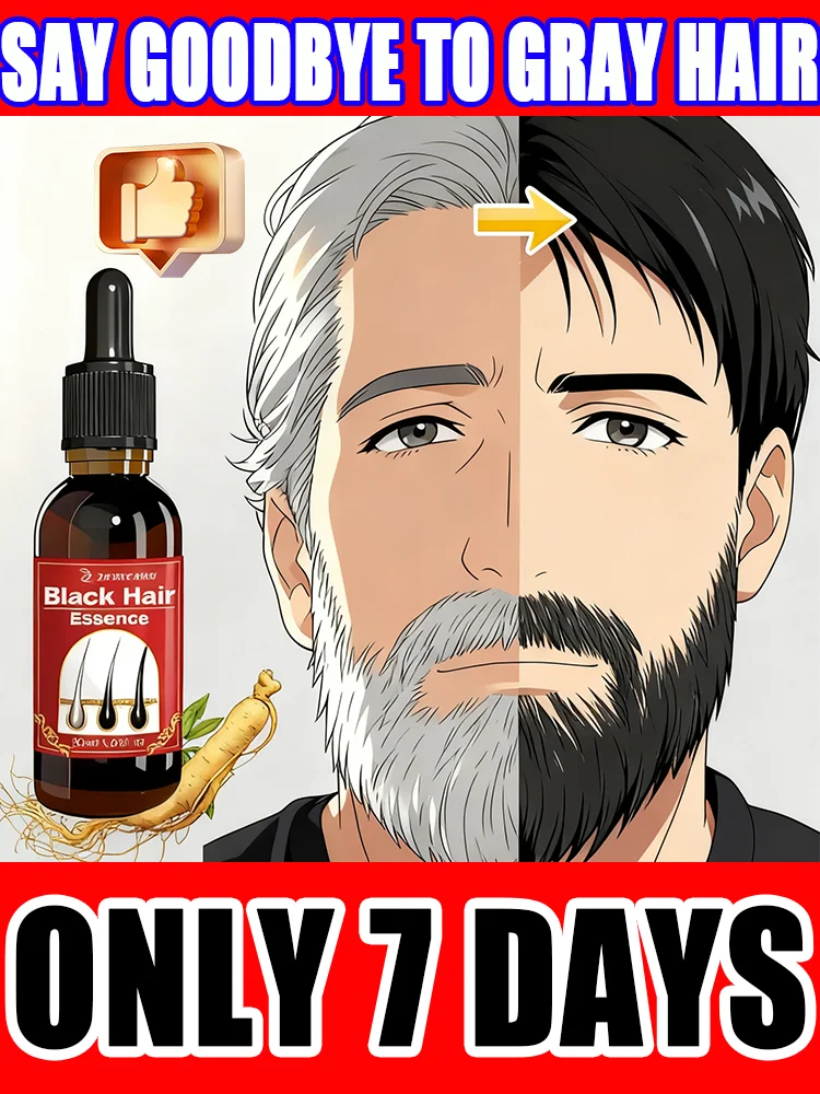 

Просто несколько дней, ваши серые волосы воскреняют его черный цвет.