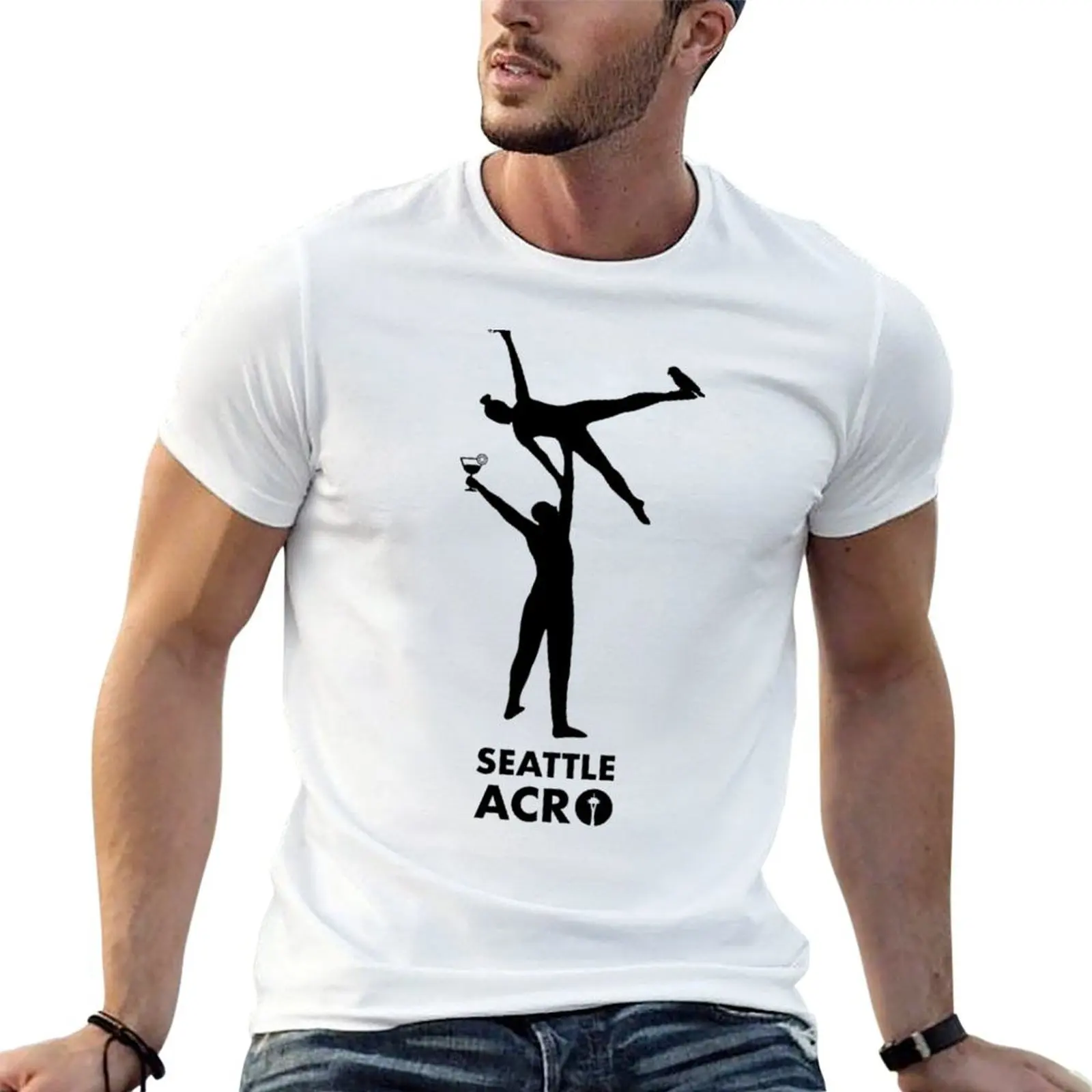 

Seattle Acro #2 T-Shirt black cotton t-shirt plain for man package man t shirts graphic t shirts for man graphic tees T-shirt