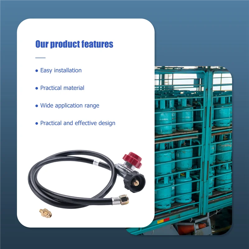 

Шланг регулятора пропана высокого давления 5 футов, QCC1 и 3/8 дюйма с внутренней резьбой, резиновая, подходит для Turkey-A57X