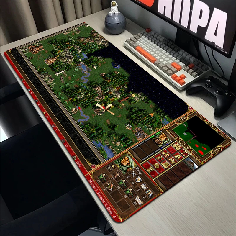 

Game Mouse Pad Large Gaming Mousepad Heroes of Might and Magic HD Print Computer Gamer Mouse Pad Laptop Keyboard Mat Rubber Rug