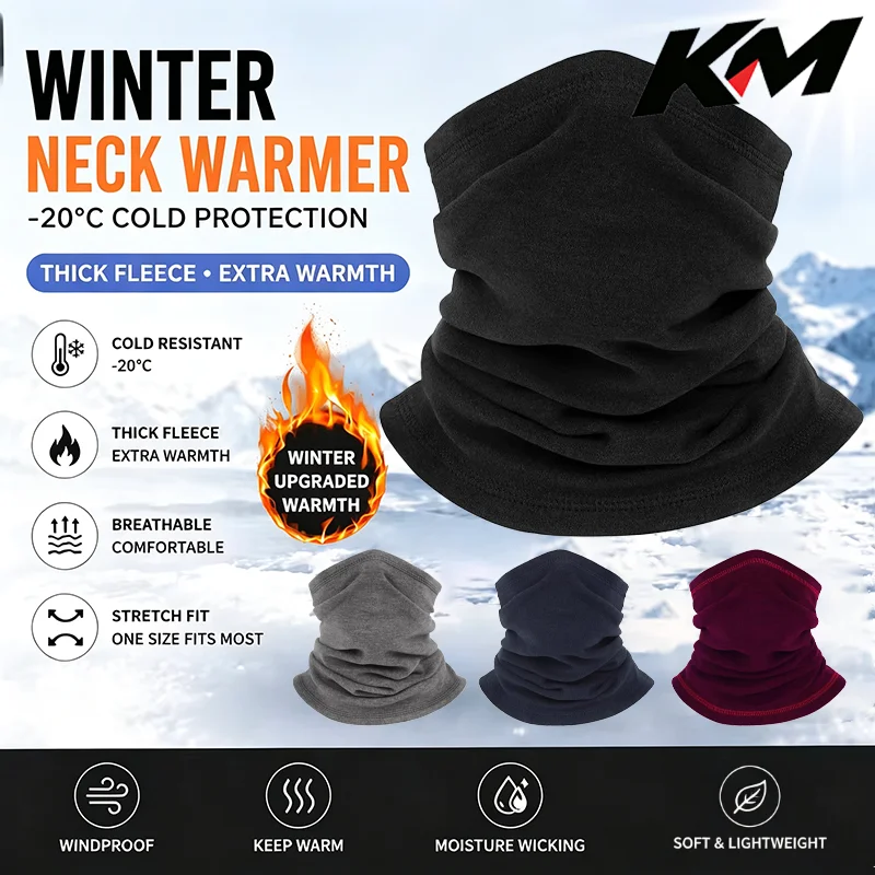 Neck Gaiter Fleece - Gola de lã polar quente para
