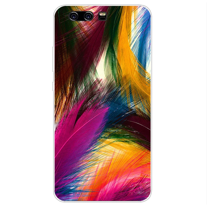 Soft Silicon Cover for Huawei P10 Case Nature Rubber Painting Shell for Huawei P10 VTR-L09 VTR-L29  VTR-AL00 VTR-TL00 Phone Bags