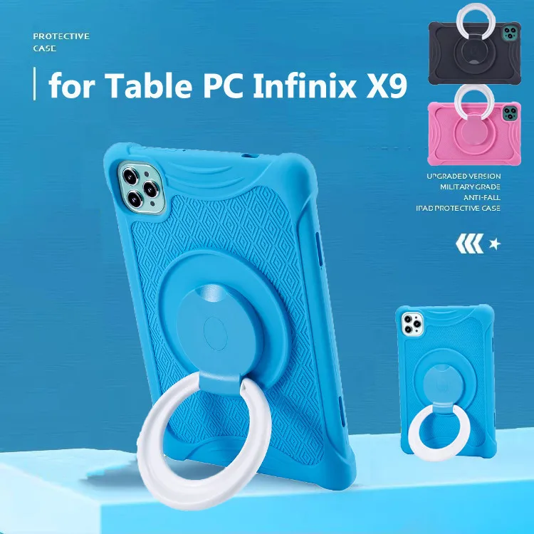 

Планшетофон для планшета Infinix X9 12,0 10,1 9,1 дюймов 25x16 см, планшетный ПК Infinix X9, вращающийся на 12,0 °, подставка для браслета, детский чехол