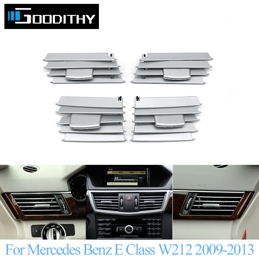 

Car Air Conditioning AC Vent Outlet Grille Blades Slider Repair Kit For Mercedes Benz E Class Sedan W212 2009-2013 E200 E300