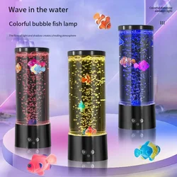 LED fish Lamp Ambient Night Light Remote Control Color Changing Decorative Lights USB Aquarium Birthday Gift For Children