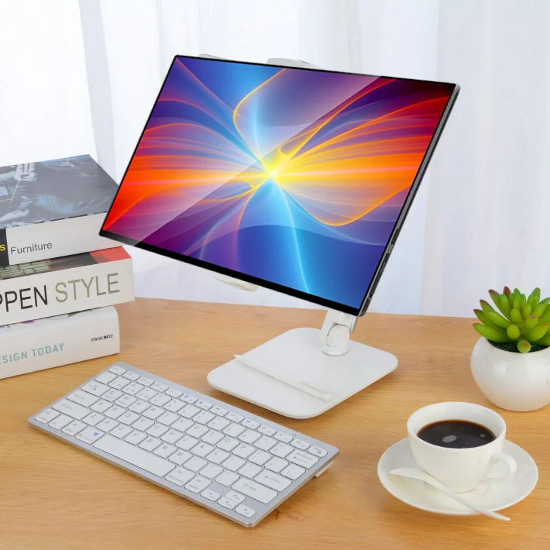 Dobrável Liga de Alumínio Braço Monitor Titular, Portátil Stand Riser, Gaming Console, Celular Estender Display, 8-18"