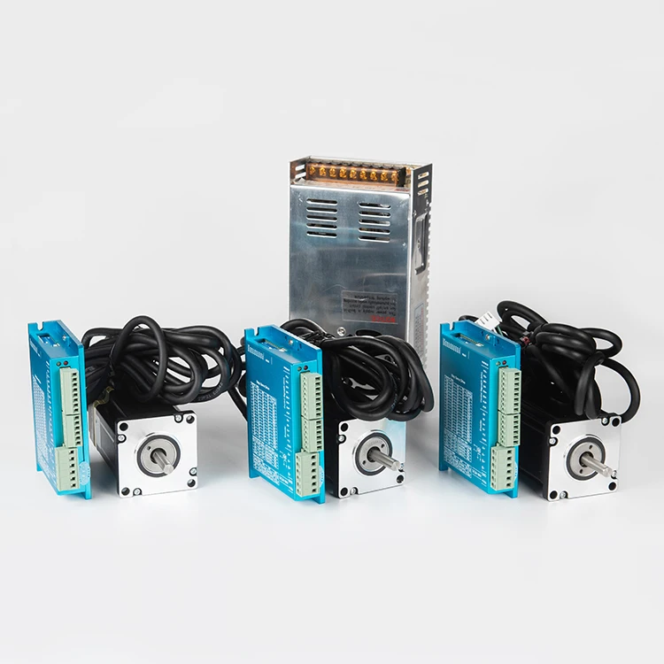 Encodeur 2 phases 57mm Nema 23 2.2Nm 24V-48V, moteur pas à pas servo intégré en boucle fermée avec pilote