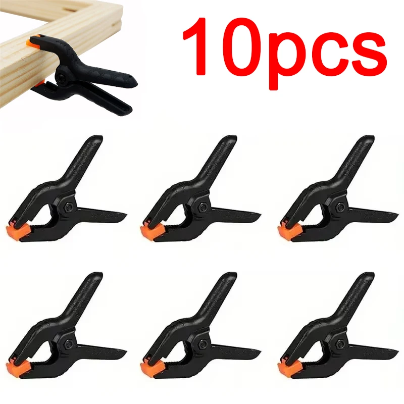 10 stücke 2 zoll Heavy Duty Kunststoff Frühling Schellen Leinwand Foto Studio Zubehör Fotografie Werkzeug Hintergrund Clip Holzbearbeitung Klemme