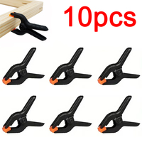 10pcs 2inch Heavy Duty Plastic Spring Clamps Canvas Photo Studio Accessories Photography Tool Background Clip Woodworking Clamp