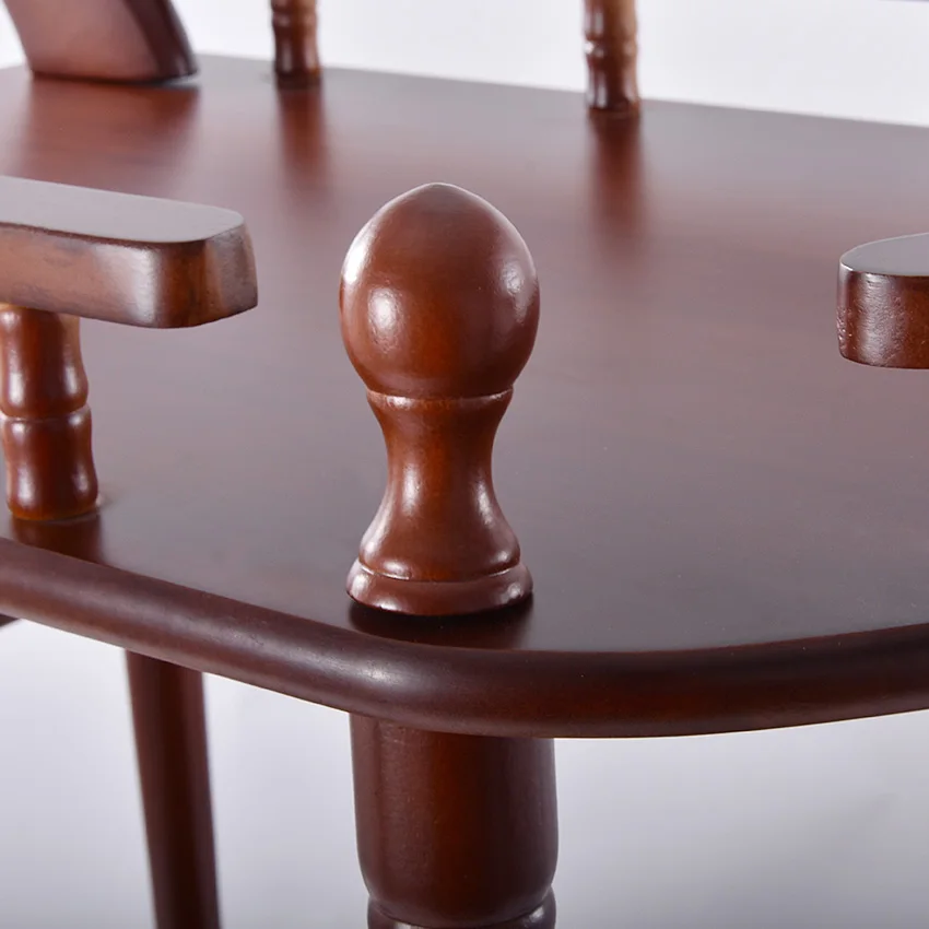 Hotel Trolley Solid Wood Coffee Tables Multipurpose Shelf Display Rack Household Double-layer Movable Tea Tables Dining Car