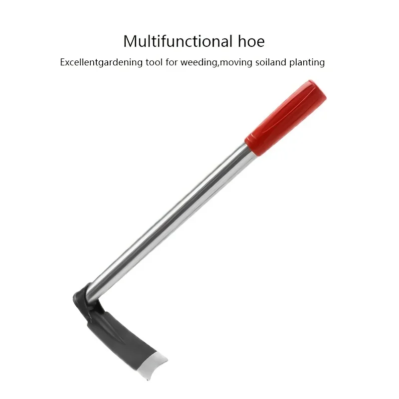 Durable Garden Hoe Household Outdoor Farming Tools Forging Weeding Hoe for Digging Soil Planting Vegetables Flowers