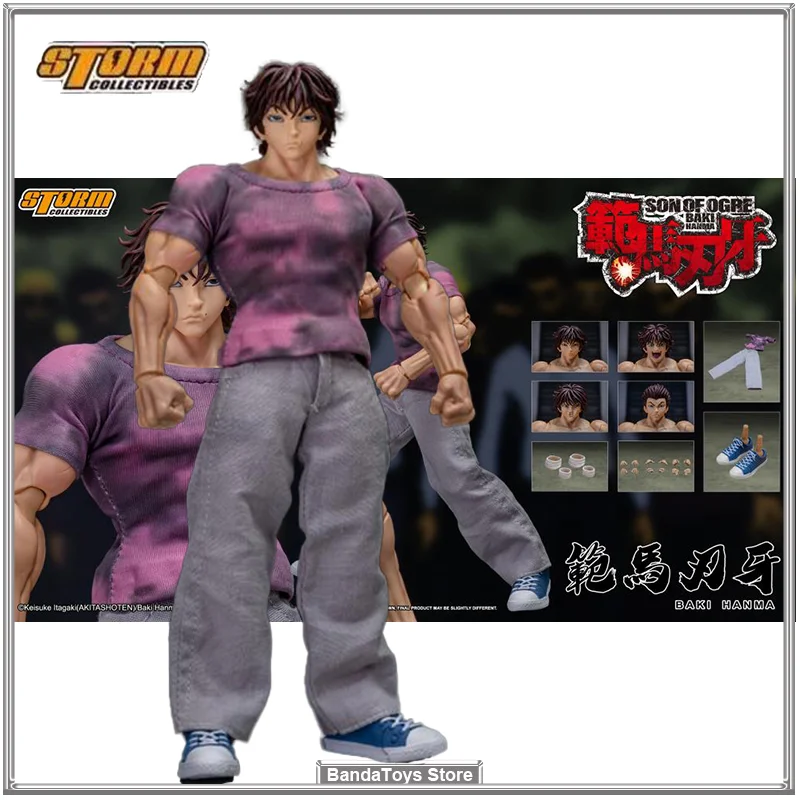 In Stock Original Storm Toys Baki Hanma Son of Ogre Baki Hanma BBTS Exclusive 1/12 Scale Anime Action Figures Model Toys