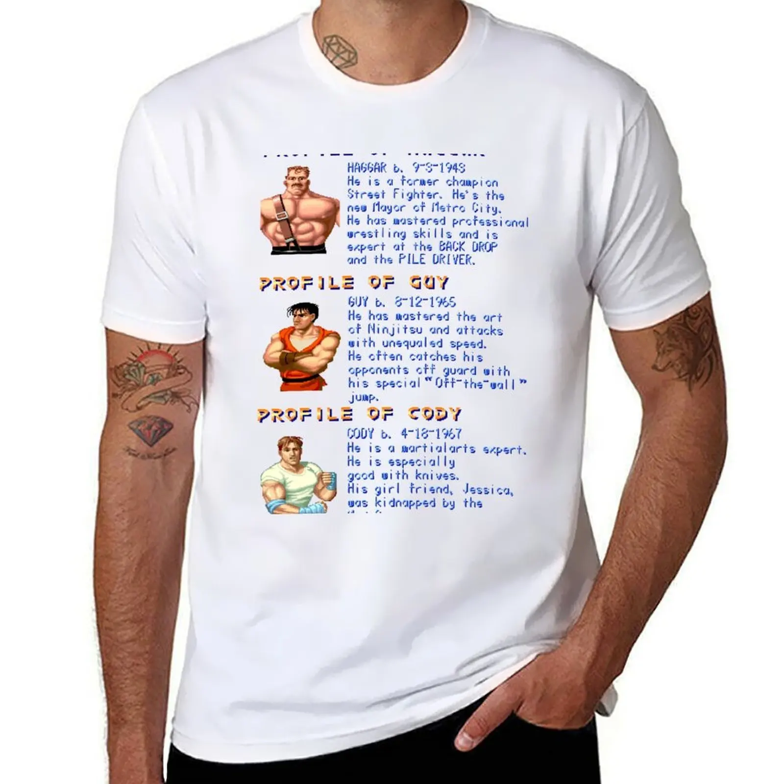 

Final Fight Profiles T-Shirt Lightweight Hiking T-Shirt