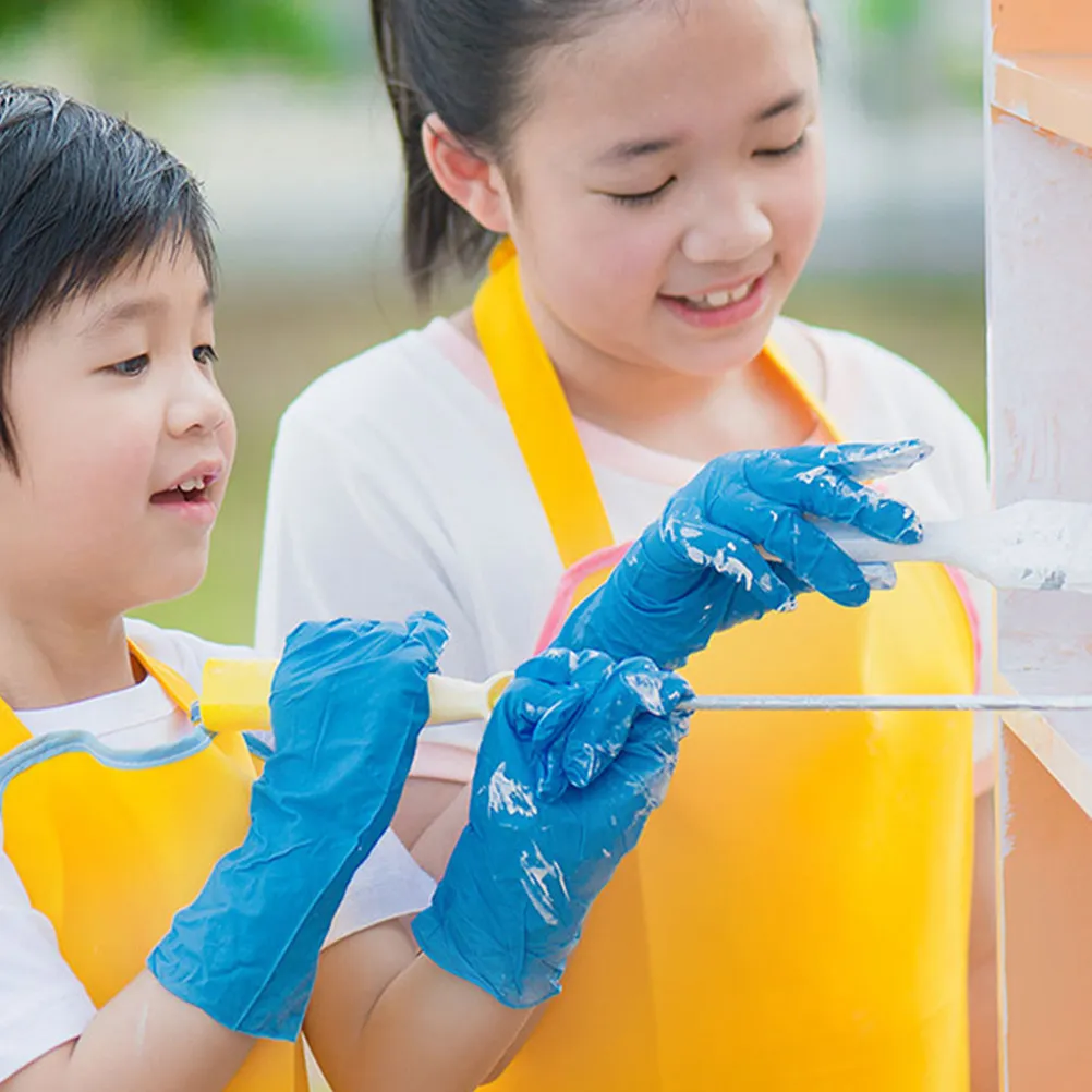 

Disposable Gloves Kids Gloves Large Size No Smell Ambidextrous Design Protective Cover H Accessories Comfortable Fit